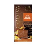 Godiva歌帝梵超美味巧克力大排，焦糖口味，5片裝 $16.34