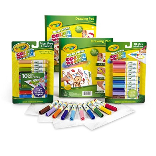 超赞！史低价！Crayola Color Wonder儿童免洗绘画套装，原价$22.99，现仅售 $10.49