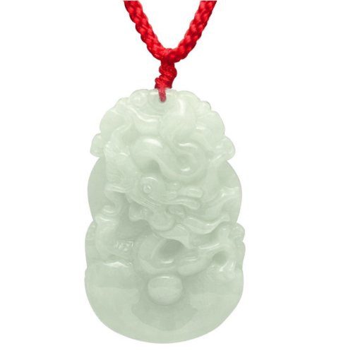Dahlia Jadeite Grade A Jade Chinese Zodiac Amulet Adjustable Pendant Necklace - Various Signs, only $39.95, free shipping