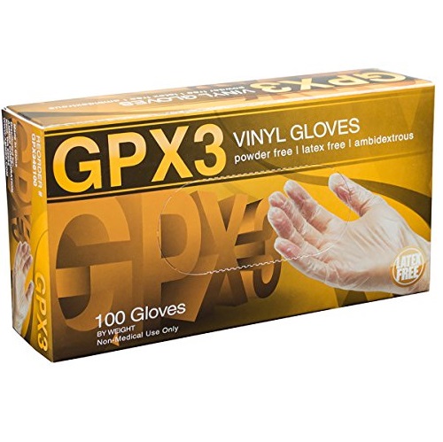 Ammex GPX3 Vinyl Glove, Latex Free, Disposable, Powder Free, Medium (Box of 100) , only $2.85, free shipping after using SS