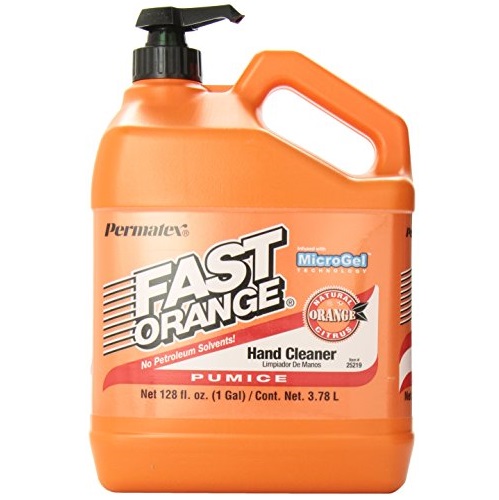 Permatex 25219 Fast Orange Pumice Lotion Hand Cleaner with Pump, 1 Gallon, only $10.97