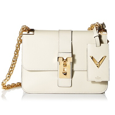 Valentino Borsa Shoulder Bag, Ivory   $2,529