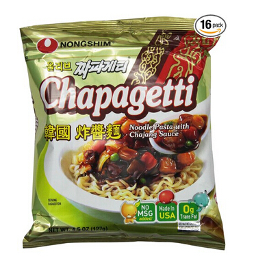 Nongshim Chapagetti 韩式炸酱面 (16包)  特价仅售$16.42