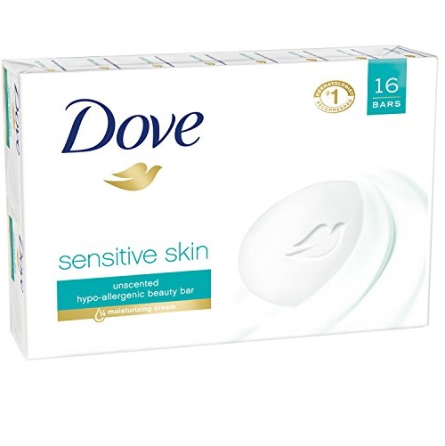 Dove Beauty Bar, Sensitive Skin 4 oz, 16 Bar, only $12.81, free shipping after using SS