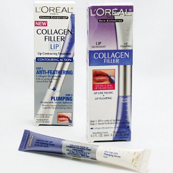L'Oreal Paris Collagen Filler Lip Treatment (smoothing cream 0.2 oz & Plumping serum 0.2 oz)  $7.99