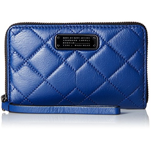 Marc by Marc Jacobs Crosby Quilt Leather Wingman Wristlet, only $60.21, free shipping