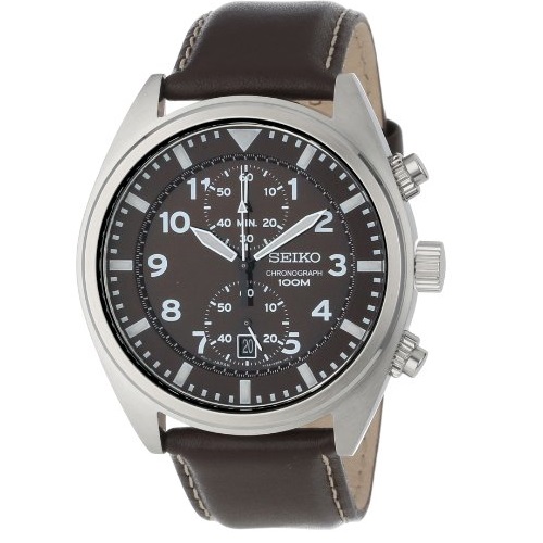 Seiko Men's SNN241 Chronograph Brown Dial Watch, only $60.99, free shipping
