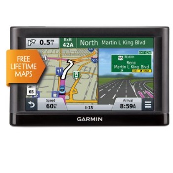 Garmin佳明 65LM GPS导航仪，带终身地图更新，用折扣码后仅售$109.99；带地图更新&交通路况版仅售$119.99