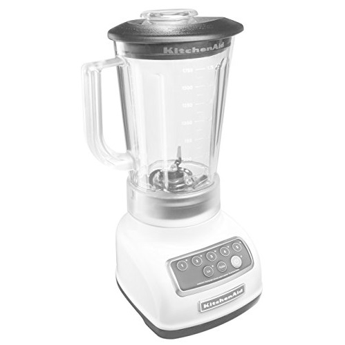 KitchenAid KSB1570WH 5-Speed Blender with 56-Ounce BPA-Free Pitcher - White, only $49.99, free shipping