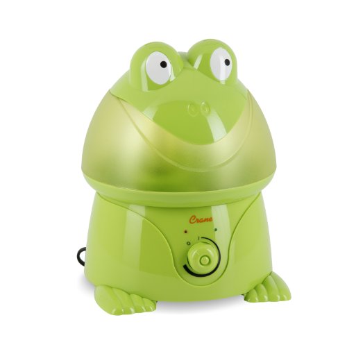Crane Adorable Ultrasonic Cool Mist Humidifier with 2.1 Gallon Output per Day - Frog, only $26.00