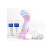 ProSonic GLOW Cleansing Brush Set with 4 Brush Heads, Cleanser & Microdermabrasion Cream   $52.24
