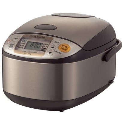 Zojirushi NS-TSC10 5-1/2-Cup (Uncooked) Micom Rice Cooker and Warmer 1.0-Liter, Used $109.15