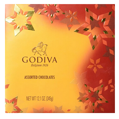 比Costco卖的还便宜！Godiva Chocolatier 什锦比利时巧克力27粒礼盒  现价仅售$13.45