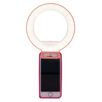 Smartphone LED Ring Selfie Light Selfie Enhancing Photography for iPhone 6 Plus $33.97 & FREE Shipping