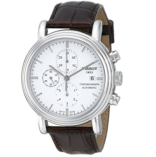 Tissot Men's T068.427.16.011.00 White Dial Carson Watch, only $488.80, free shipping