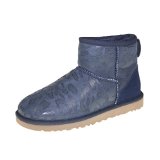 UGG短款藍色豹紋雪地靴  特價僅售$104.99