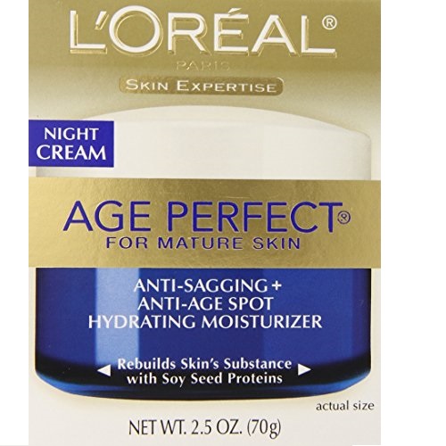 L'Oreal Paris Age Perfect Facial Night Cream, 2.5 Fluid Ounce, only $5.81, free shipping
