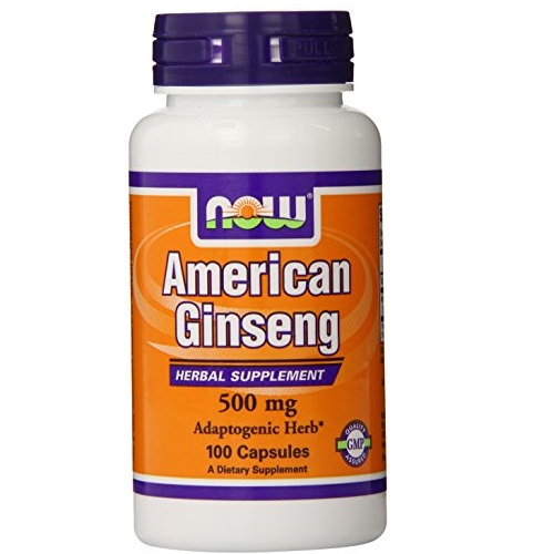 NOW Foods American Ginseng, 100 Capsules, 500 mg, only $10.00