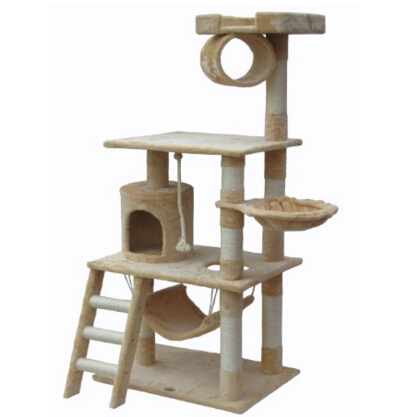 Go Pet Club Cat Tree Furniture 62 in. High, only  $42.71, free shipping