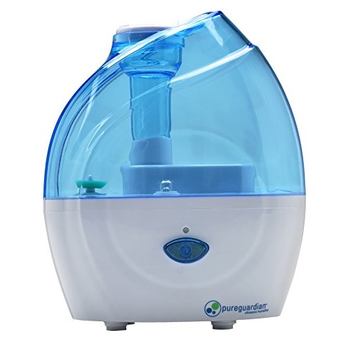 PureGuardian H900BL 10-Hour Nursery Ultrasonic Cool Mist Humidifier, Blue, only $17.88