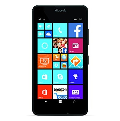 AT&T GoPhone - Microsoft Lumia 640 4G LTE with 8GB Memory No-Contract Cell Phone - Black, only $29.99