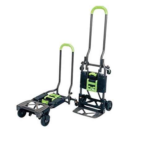 Cosco Shifter 300-Pound Capacity Multi-Position Heavy Duty Folding Hand Truck and Dolly, Green, only $51.95, free shipping
