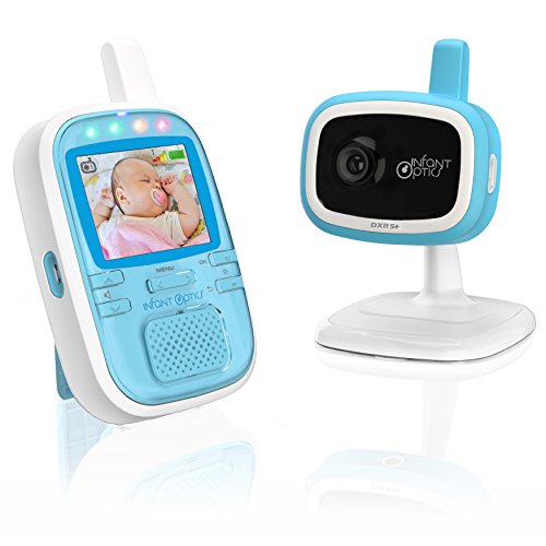 Infant Optics DXR-5+ Portable Video Baby Monitor, Blue/White, only $99.99, free shipping