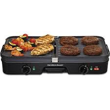 Hamilton Beach 3-in-One Grill and Griddle  $49.99