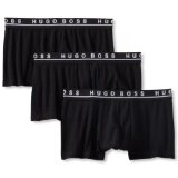 BOSS HUGO BOSS Men's Cotton Stretch 3 Pack Boxer Shorts/Trunks, only $20.99