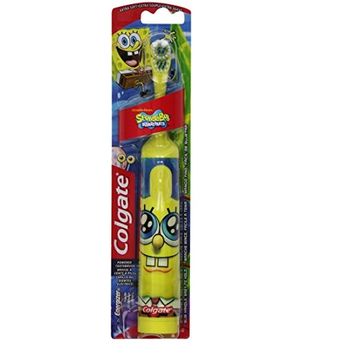 Colgate Kids Sponge Bob Powered Toothbrush, Extra Soft Bristles, Colors and Styles May Vary, only $3.74, free shipping after clipping coupon and using SS