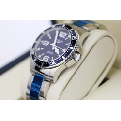好價！LONGINES 浪琴 HydroConquest 康卡斯系列 L3.641.4.96.6 男款潛水機械腕錶 用折扣碼后僅售 $689.00免運費