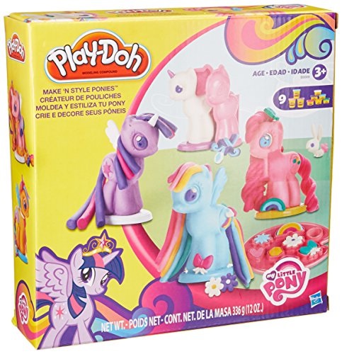 史低价！Play-Doh My Little Pony彩虹小马橡皮泥玩具，原价$10.99，现仅售$6.99