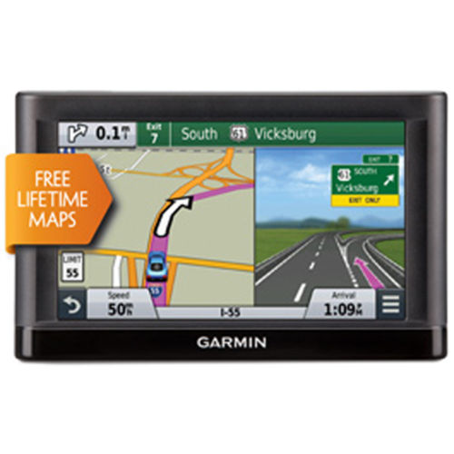 eBay：Garmin佳明 65LM GPS导航仪，带终身地图更新，原价$179.99，凑单后用折扣码仅售$79.99，免运费。除NJ州外免税！