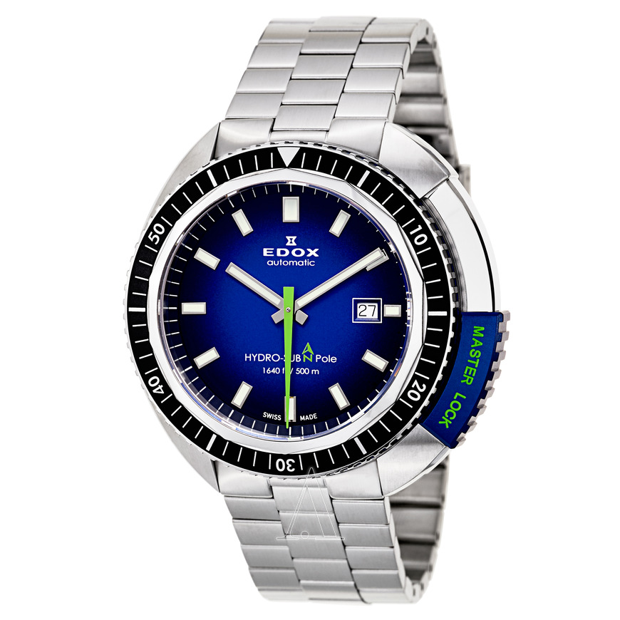 50周年紀念！EDOX依度Hydro-Sub男款機械腕錶80301-3NBU-NBU  折后僅售$599