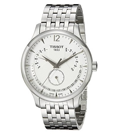 Tissot Men's T0636371103700 Tradition Analog Display Swiss Quartz Silver Watch, only $315.00, free shipping