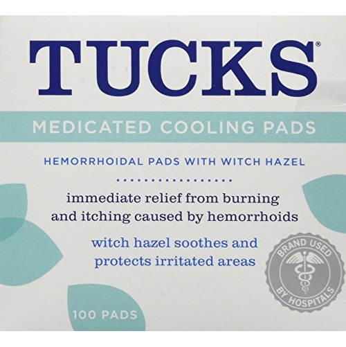 个护神器！Tucks Medicated Hemorrhoid Cooling Pads 痔疮冷敷垫，100片，原价$8.74，现仅售$6.48