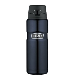 Thermos Stainless Steel King 24 Ounce Drink Bottle, Midnight Blue， only $24.49