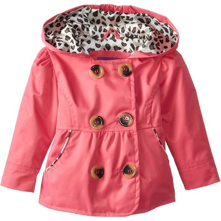 Pink Platinum Baby Girls' Double Breasted Trench $5.70 FREE Shipping on orders over $49