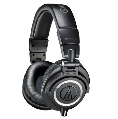 Audio-Technica ATH-M50x Professional Studio Monitor Headphones, only $129.00, free shipping