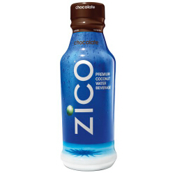 史低价！ZICO 高品质椰汁，巧克力味 14盎司 (12瓶) 点Coupon后仅售$9.30免运费