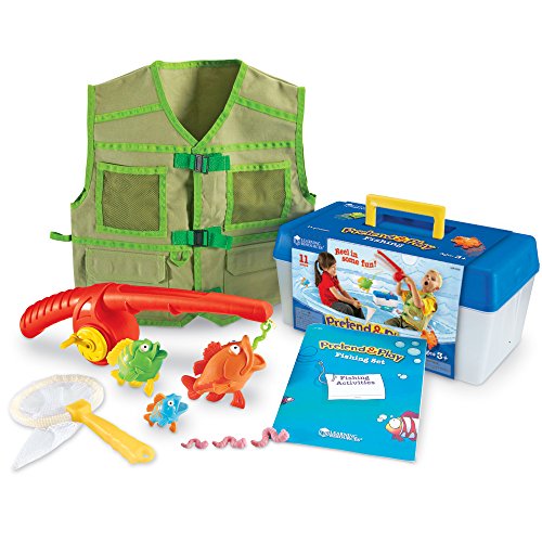 Learning Resources 角色扮演釣魚玩具套裝，原價$27.99，現僅售$14.53