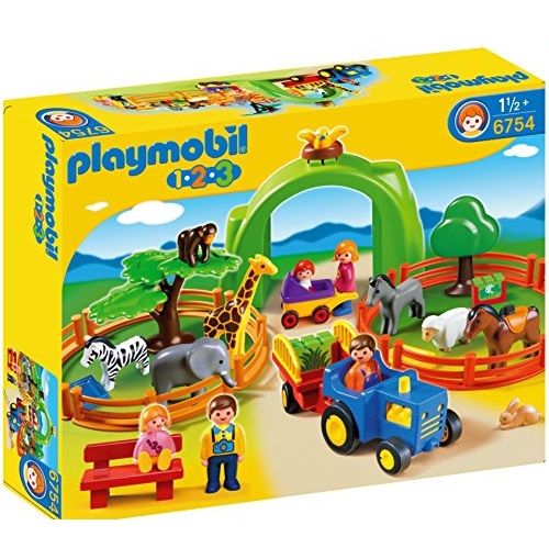 PLAYMOBIL 1.2.3 Large Zoo, only $34.00