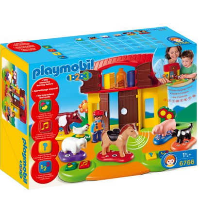 PLAYMOBIL Interactive Play and Learn 1.2.3 Farm，$36.56