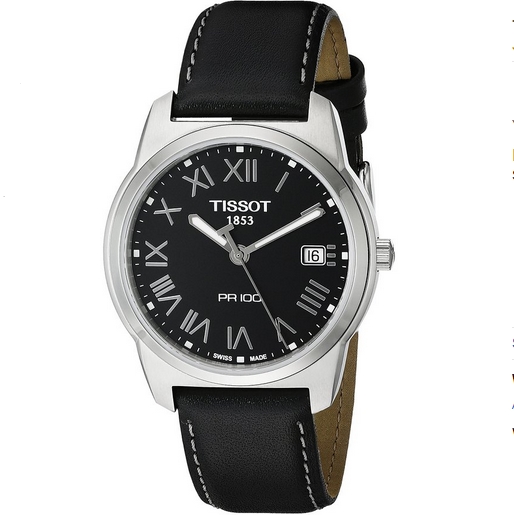 Tissot Men's T0494101605301 PR100 Black Dial Watch $140.96 FREE Shipping