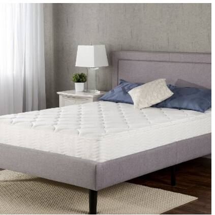 史低价！Zinus 8英寸厚Queen尺寸床垫，特价仅售$139.00，免运费
