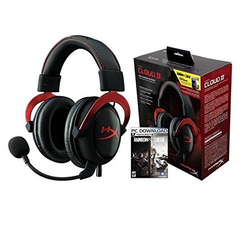 HyperX Cloud II Rainbow Six Siege Bundle for PC & PS4 (HG-HS2RD-1B), only $69.99, free shipping