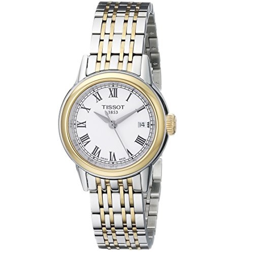 Tissot Women's T0852102201300 Carson Analog Display Swiss Quartz Two Tone Watch, only 237.00, free shipping