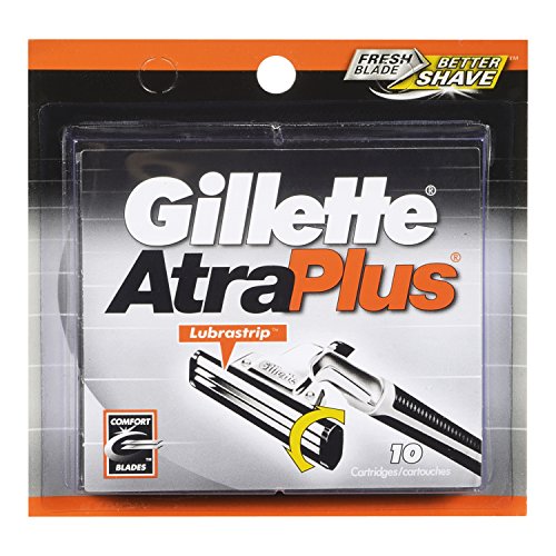 史低价！Gillette Atra Plus Lubra Strip 剃须刀片 10片装，原价$17.99，现点击coupon后仅售$8.91，免运费