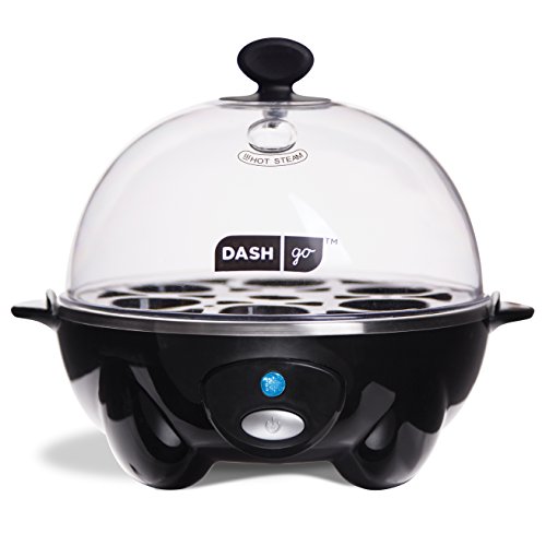 Dash Rapid Egg Cooker: 6 Egg Capacity Electric Egg Cooker for Hard Boiled Eggs, Poached Eggs, Scrambled Eggs, or Omelets with Auto Shut Off Feature - Black, only $16.99