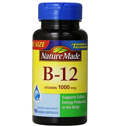 Nature Made Vitamin B-12 Value Size Softgel, 1000 mcg, 150 Count, only $5.52, free shipping after clipping coupon and using SS